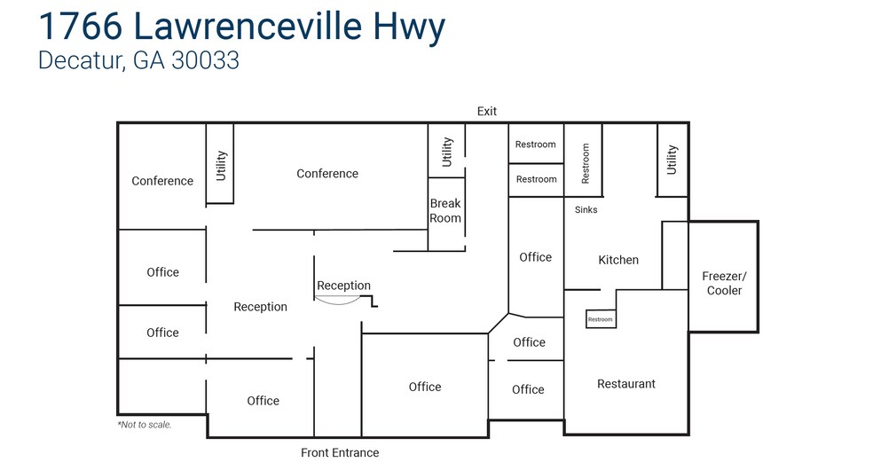 More Photos Of 1766 Lawrenceville Hwy, Decatur Freestanding For Lease