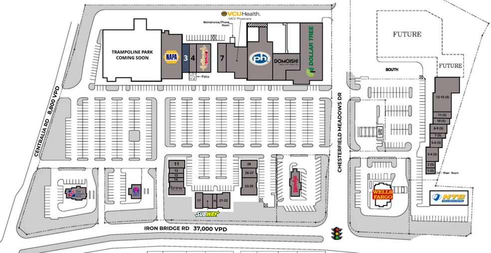 More Photos Of 6401-6551 Centralia Rd, Chesterfield Unknown For Lease