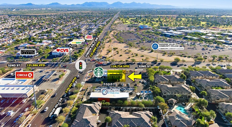 Primary Photo Of 32nd St @ Union Hills, Phoenix General Retail For Lease