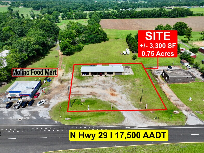 More Photos Of 6490 US-29 Hwy, Molino Auto Repair For Lease