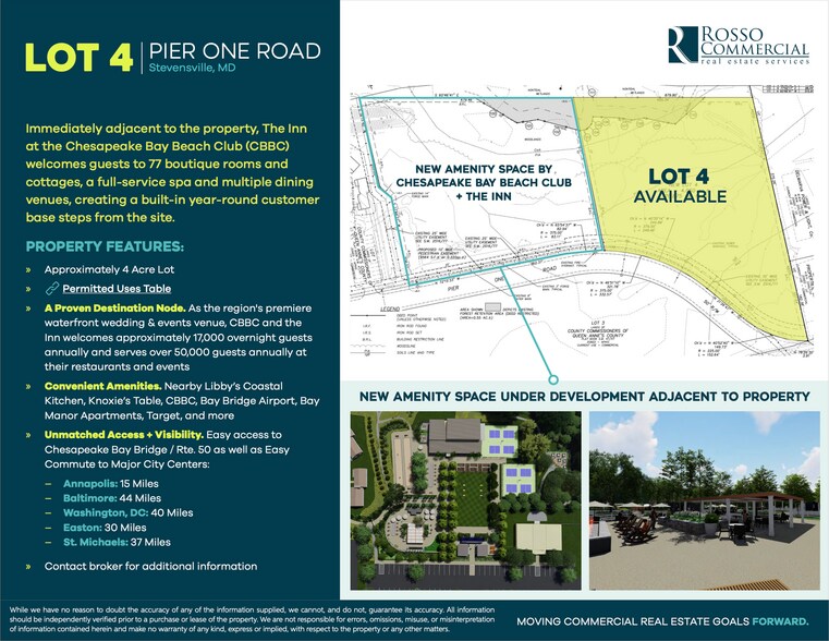 Primary Photo Of Lot 4 Pier One Rd, Stevensville Land For Sale
