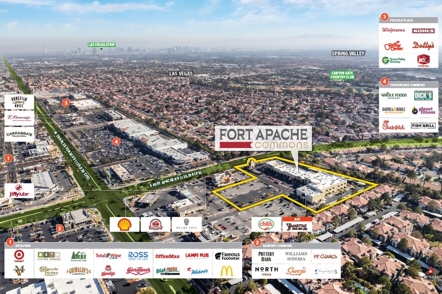 More Photos Of 1215-1225 S Fort Apache Rd, Las Vegas General Retail For Sale