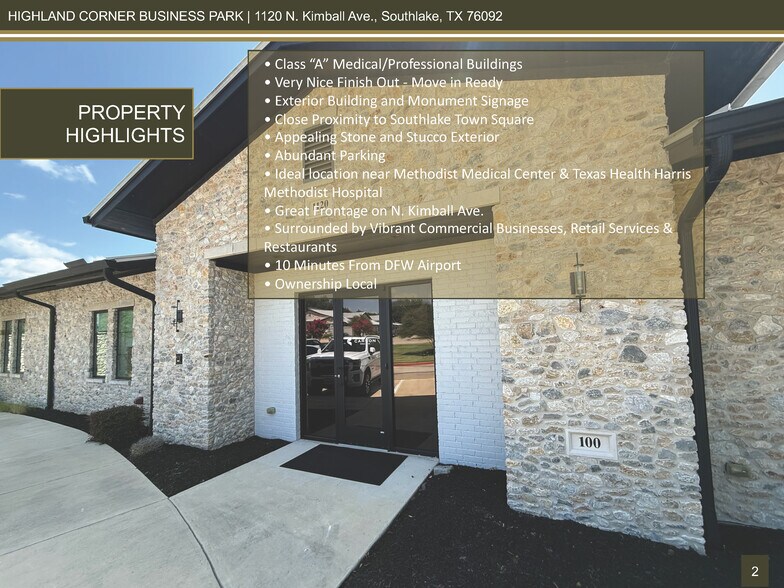 More Photos Of 1120 N Kimball Ave, Southlake Medical For Lease