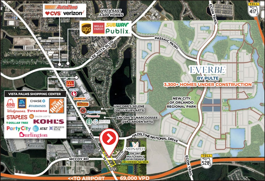 More Photos Of Narcoossee Rd & McCoy Rd, Orlando General Retail For Lease