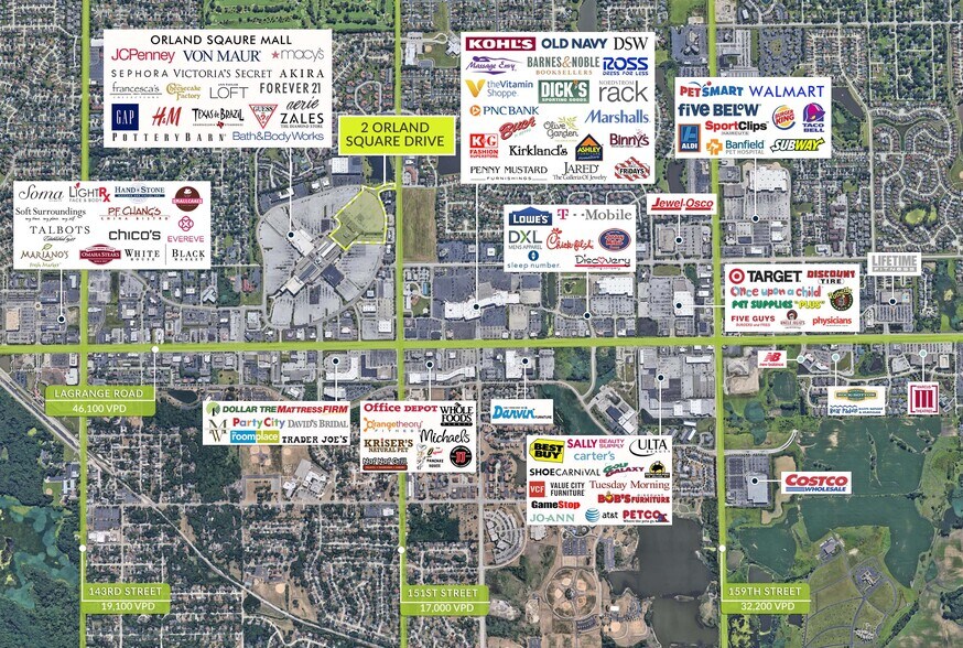 More Photos Of 2 Orland Square Dr, Orland Park General Retail For Sale