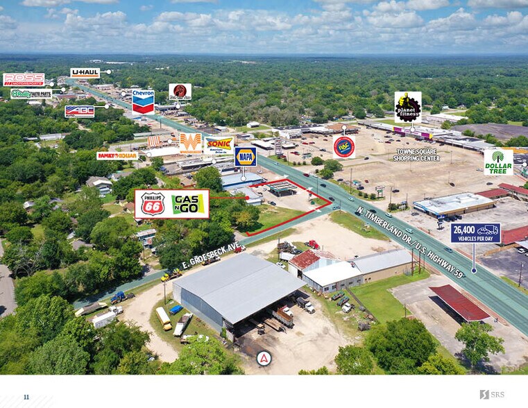 401 N Timberland Dr, Lufkin, TX 75901 Freestanding For Sale