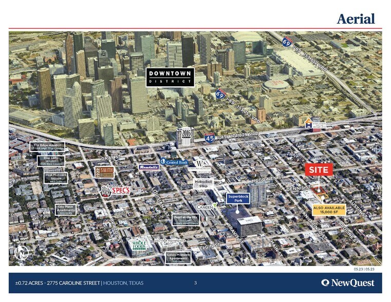 More Photos Of 2775 Caroline St, Houston Land For Sale