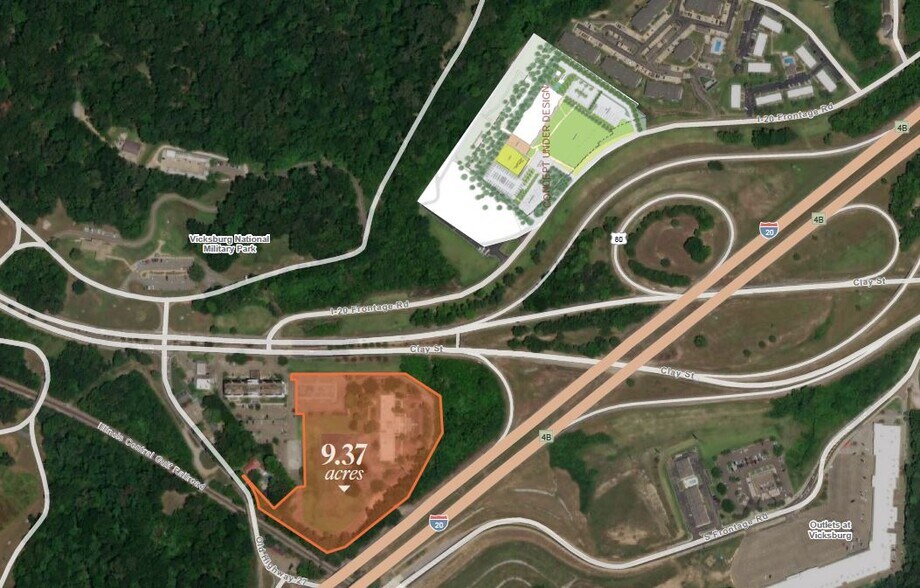 Primary Photo Of 3332 Clay St, Vicksburg Land For Sale