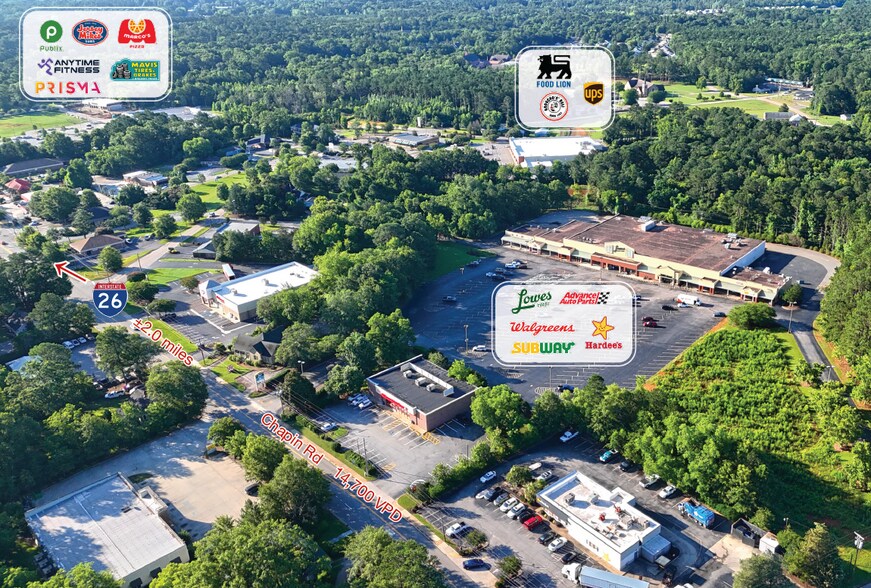 More Photos Of 1419 Chapin Rd, Chapin General Retail For Lease