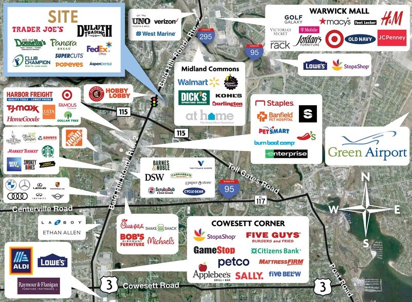 More Photos Of 1000 Bald Hill Rd, Warwick General Retail For Sale