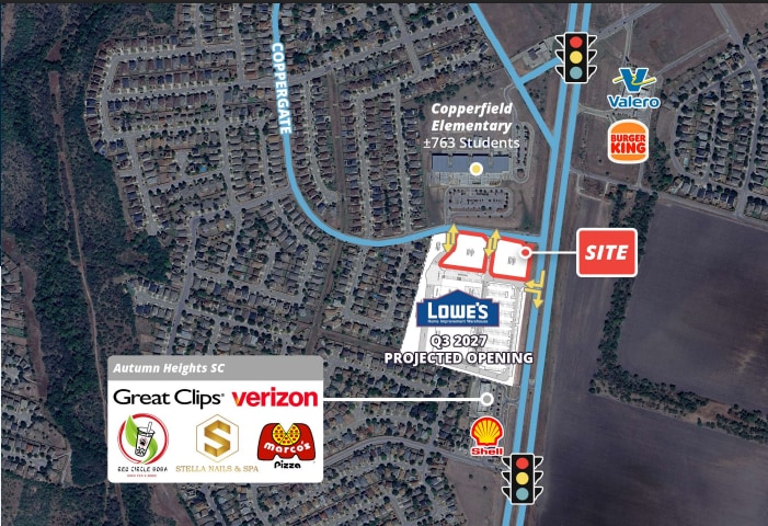 Primary Photo Of Lowe's Anchored Pad Sites, Converse Land For Sale