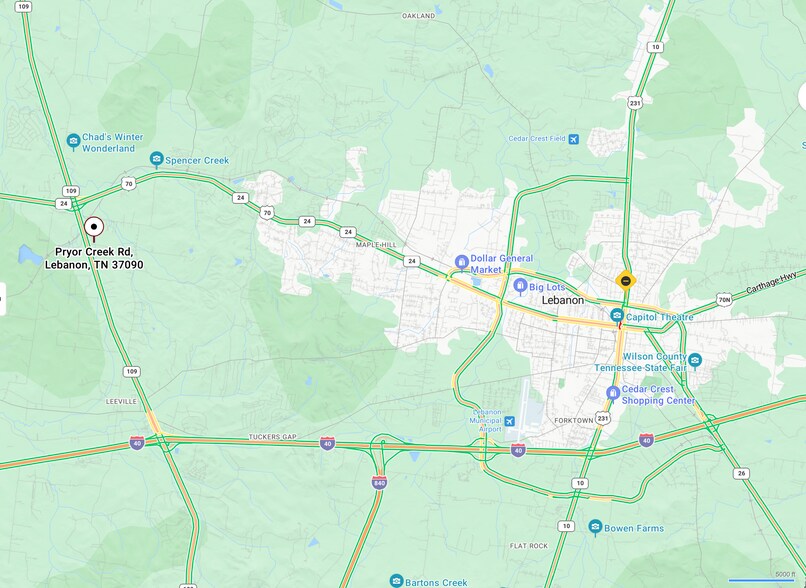 More Photos Of Pryor Creek Rd, Lebanon Land For Sale