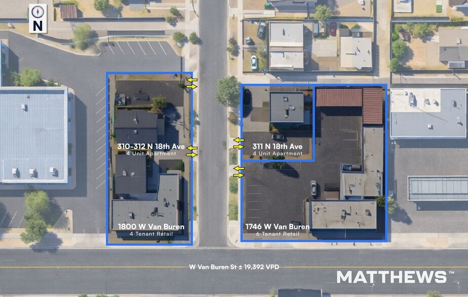 More Photos Of 1746 W Van Buren St, Phoenix Storefront Retail Residential For Sale
