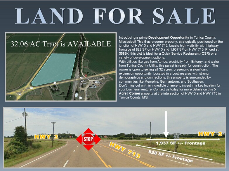 More Photos Of HIGHWAY 3, Robinsonville Land For Sale
