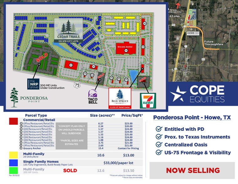 Primary Photo Of US-75 & Ponderosa Drive, Howe Land For Sale