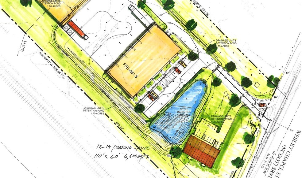 More Photos Of 3405 Wesley Chapel Stouts Rd, Monroe Warehouse For Lease