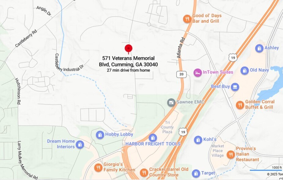 Primary Photo Of 571 Veterans Memorial Blvd, Cumming Land For Sale