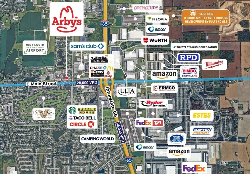 More Photos Of 954 E Main St, Greenwood Fast Food For Sale