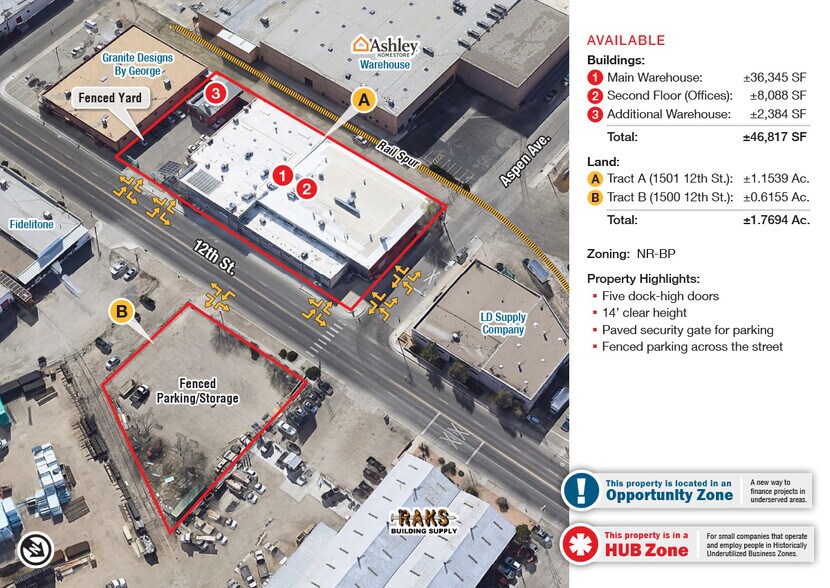 More Photos Of 1501 12th St NW, Albuquerque Manufacturing For Sale