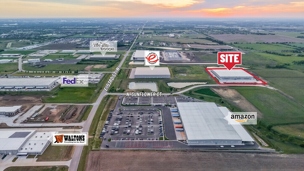More Photos Of 5447 Sunflower Ct, Bel Aire Warehouse For Sale