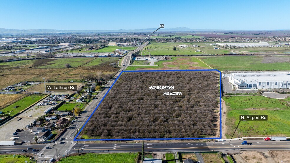 Primary Photo Of 2105 Airport Way, Manteca Land For Sale