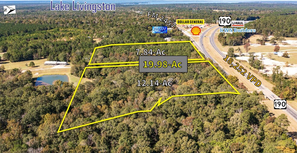 More Photos Of 5481 US Highway 190 W, Livingston Land For Sale