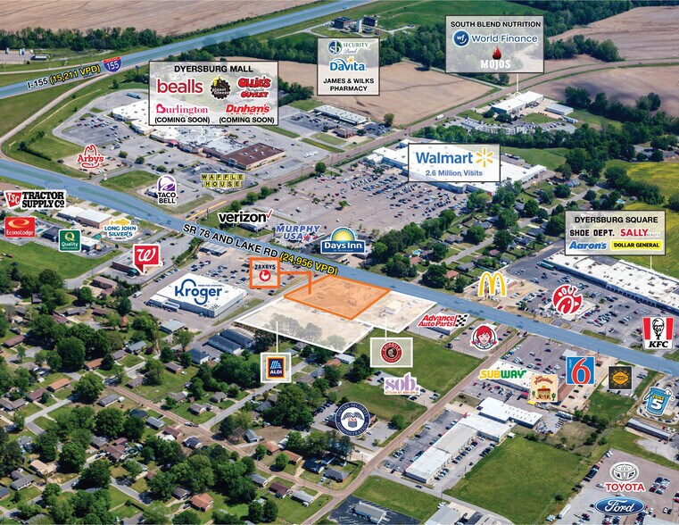 More Photos Of 2495 Lake Rd, Dyersburg Fast Food For Sale