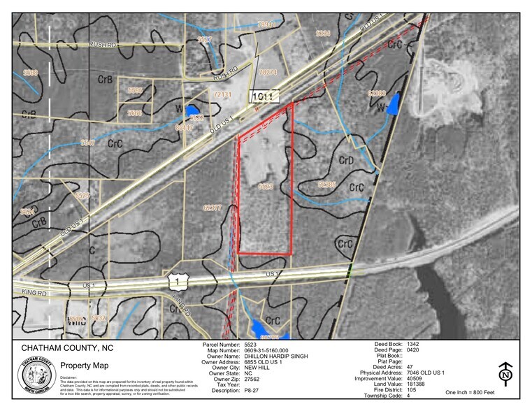 More Photos Of 7046 Old US 1 Hwy, New Hill Land For Sale