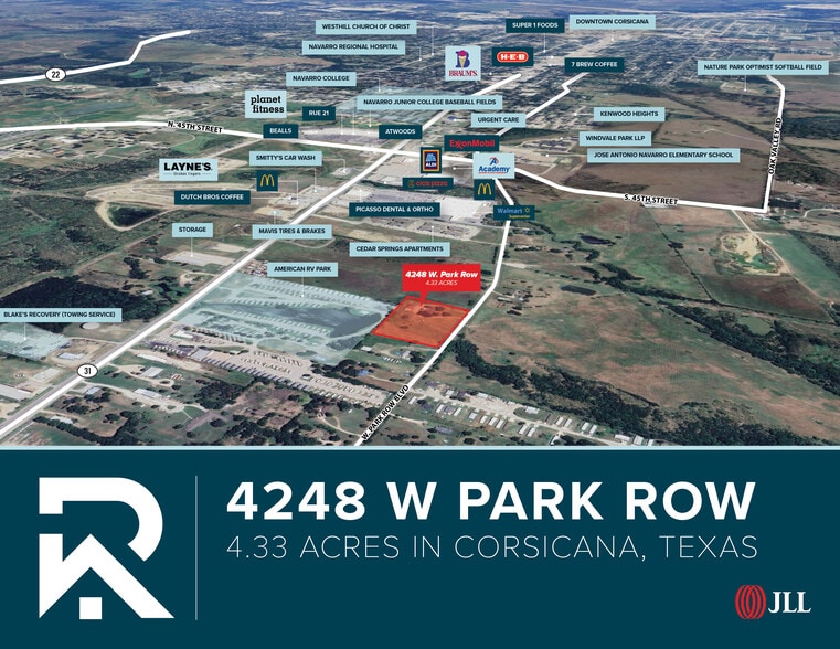 Primary Photo Of 4248 W Park Row Blvd, Corsicana Land For Sale