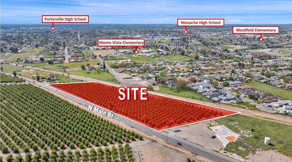 Primary Photo Of 1471 Main st, Porterville Land For Sale