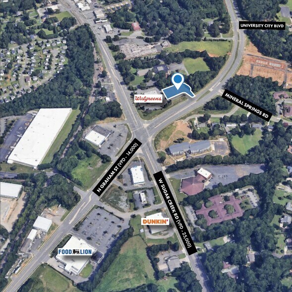 More Photos Of N Graham St & West Sugar Creek Rd, Charlotte Land For Lease