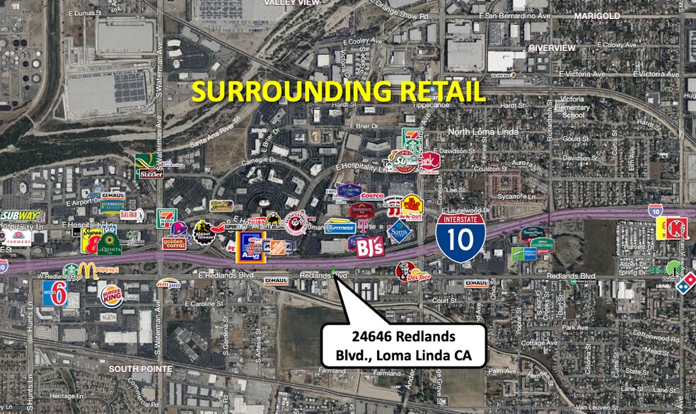 More Photos Of 24630-24688 Redlands Blvd, Loma Linda Storefront For Sale