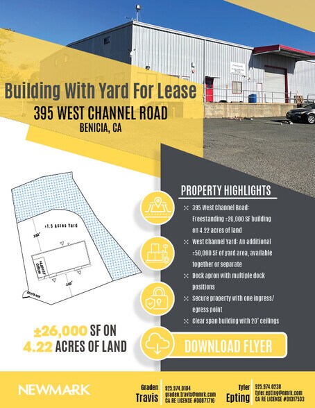 More Photos Of 395 W Channel Rd, Benicia Warehouse For Lease