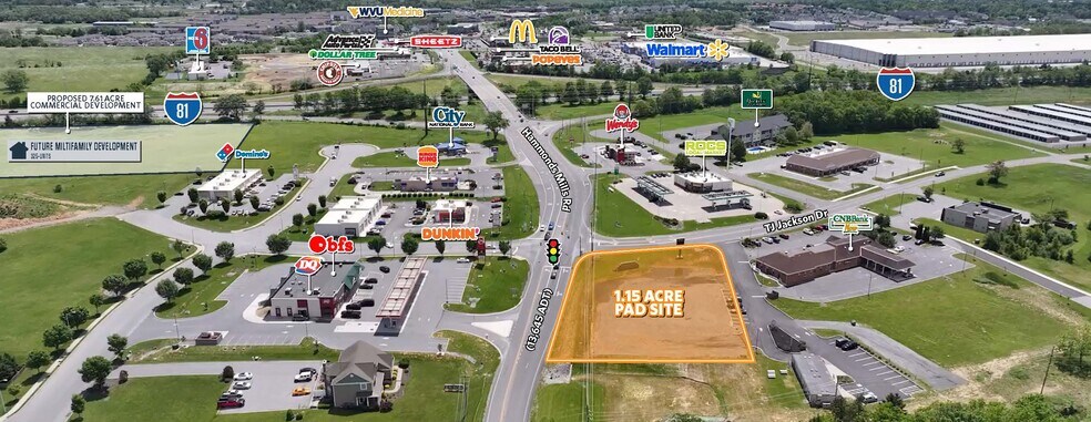 Primary Photo Of 1255 T J Jackson Drive, Hedgesville Land For Lease