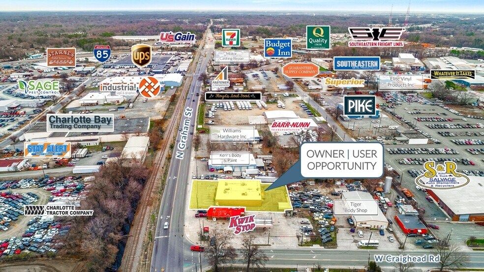 More Photos Of 4010-4012 N Graham St, Charlotte Warehouse For Sale