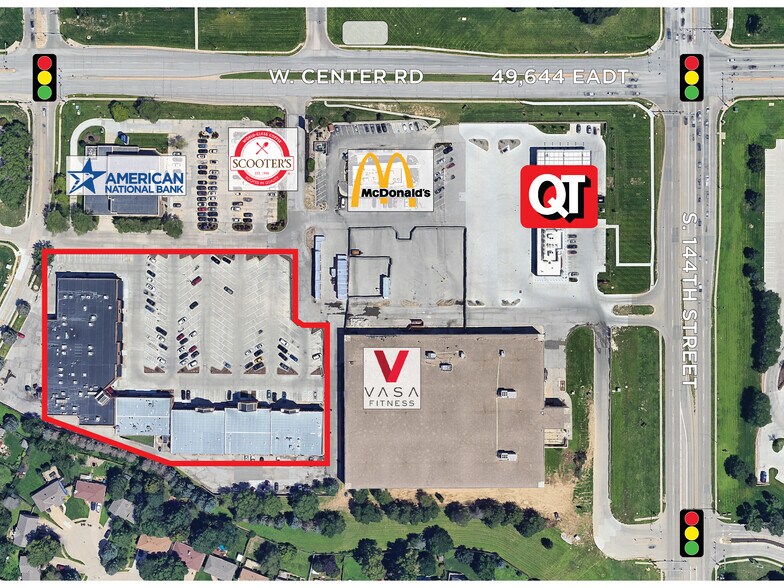 More Photos Of 14451-14543 W Center Rd, Omaha Storefront For Lease