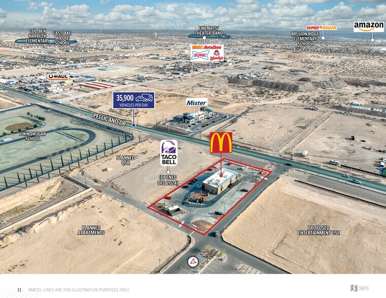 More Photos Of 12363 Pellicano dr, El Paso Freestanding For Sale