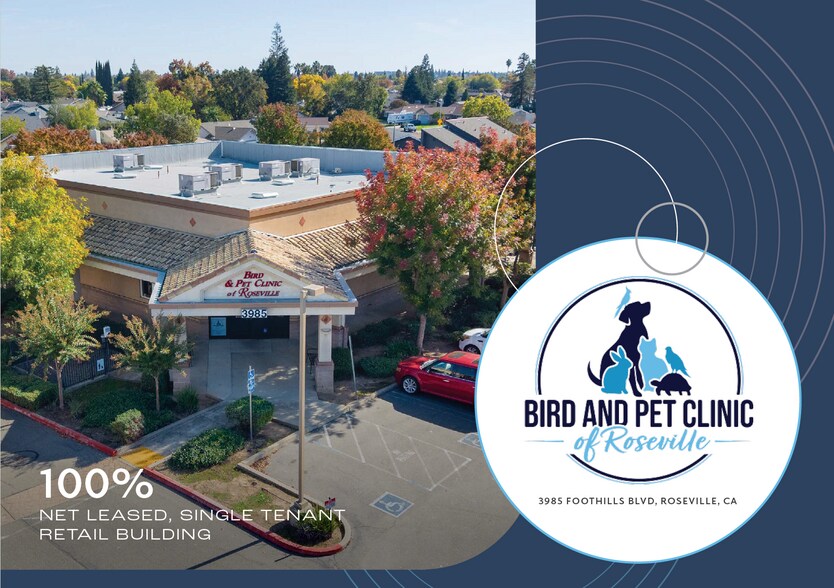 Primary Photo Of 3985 Foothills Blvd, Roseville Veterinarian Kennel For Sale
