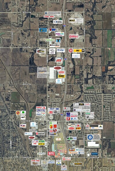 More Photos Of 5500 N I-135, Wichita Land For Sale