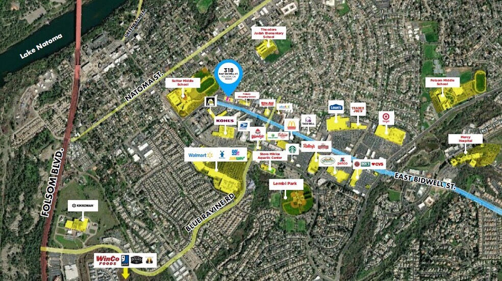 More Photos Of 318-328 E Bidwell St, Folsom Freestanding For Lease