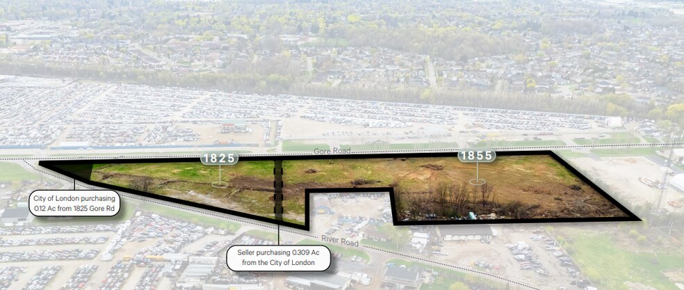 Primary Photo Of 1855 Gore Rd, London Land For Sale