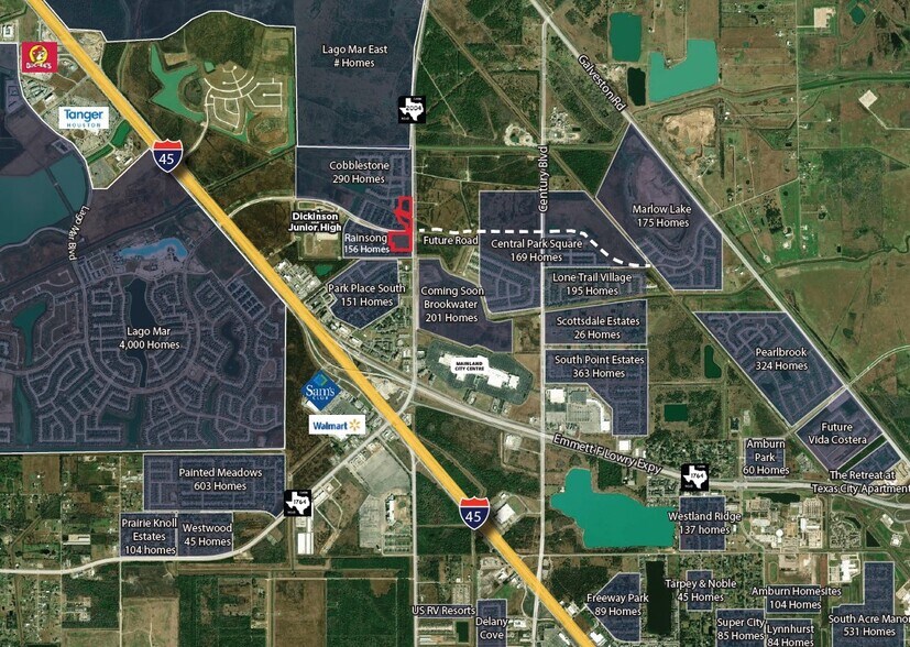 More Photos Of Fm 2004 @ Central Park Rd., Texas City Land For Sale