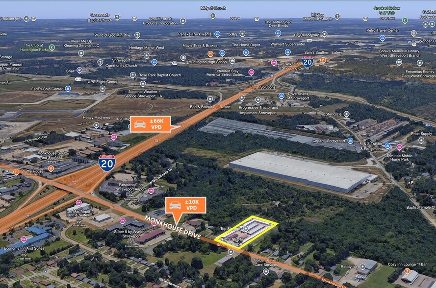 More Photos Of 4812 Monkhouse Dr, Shreveport Self Storage For Sale