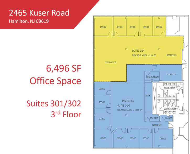 More Photos Of 2465 Kuser Rd, Hamilton Office For Lease