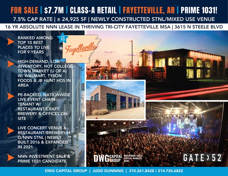 Primary Photo Of 3615 N Steele Blvd, Fayetteville Bar For Sale