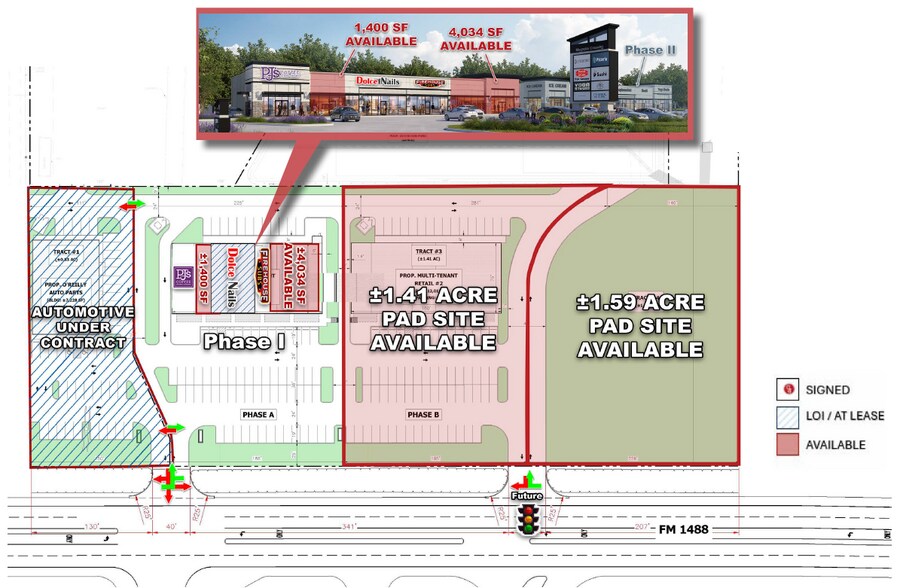 More Photos Of 11510 FM 1488 Rd, Magnolia Storefront For Lease