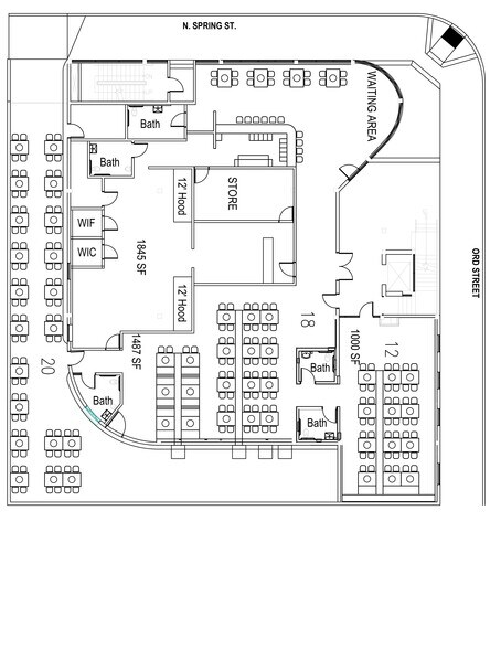 More Photos Of 686 N Spring St, Los Angeles Restaurant For Lease