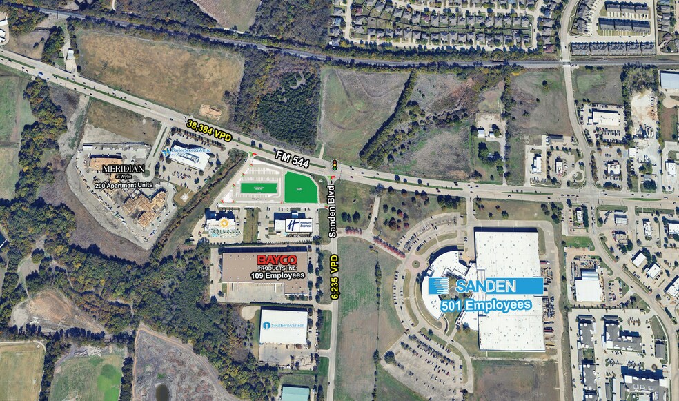 More Photos Of SWQ of FM 544 and Sanden Blvd., Wylie General Retail For Lease