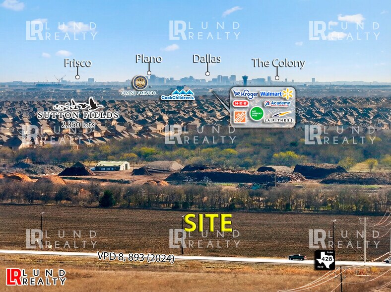 More Photos Of 9.485 Ac Corner FM-1385 & FM-428, Celina Land For Sale