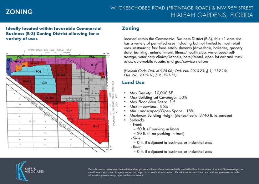 More Photos Of W Okeechobee Rd (Frontage Road) & NW 95th St, Hialeah Gardens Land For Lease